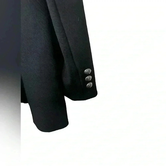 KARL LAGERFELD BLACK OFFICER’S COAT SIZE XXL - Picture 11 of 15